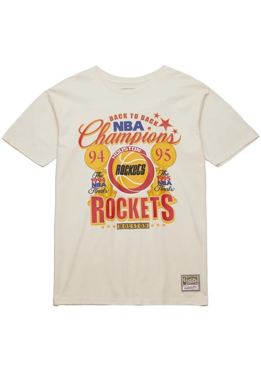 Mitchell and Ness Houston Rockets Champions Short Sleeve T Shirt
