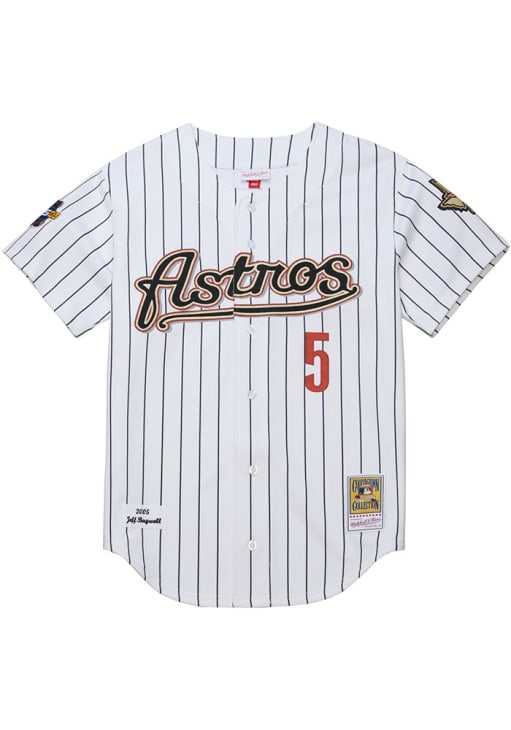 Houston Astros Jeff Bagwell Mitchell and Ness WHITE 2005
