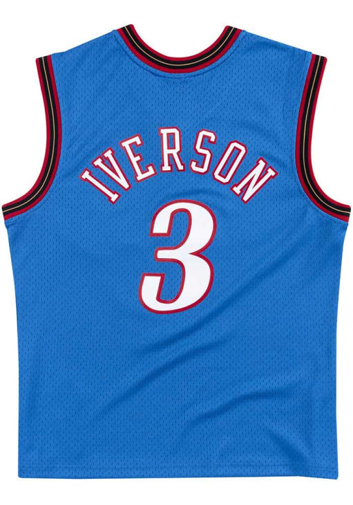 Allen Iverson Philadelphia 76ers ROYAL Swingman Jersey - 56506966