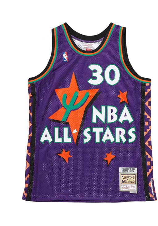 Scottie Pippen Chicago Bulls PURPLE 1995 All Star Jersey - 56507658