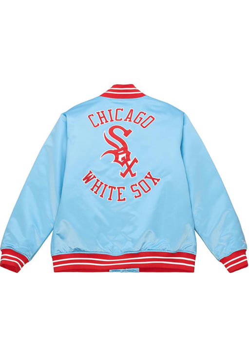 Mitchell and Ness Chicago White Sox Mens LIGHT BLUE Satin