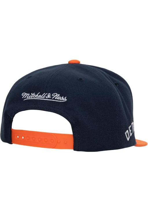 Detroit Tigers Mitchell and Ness NAVY Evergreen Snapback Hat - 5650899