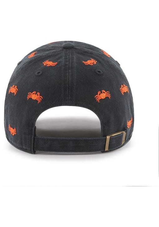 Baltimore Orioles 47 Womens BLACK Confetti Clean Up Adjustable Hat