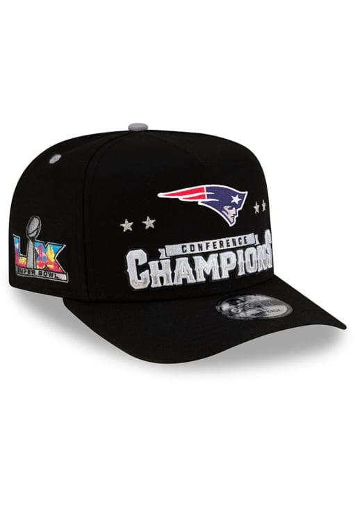 キャップ New Era NFL New England Patriots Cap New Era New England Patriots BLACK 2025-26 NFL Locker Room