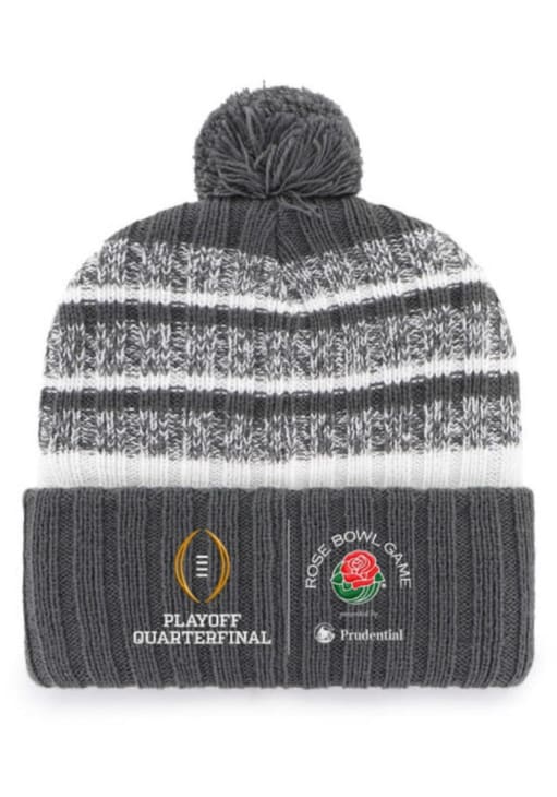 Indiana Hoosiers 47 CHARCOAL 2026 CFP Rose Bowl Tavern Cuff Knit