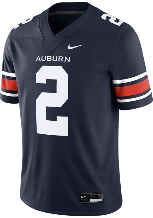 Cam Newton Auburn Tigers NAVY Football NIL Name and Number Jersey