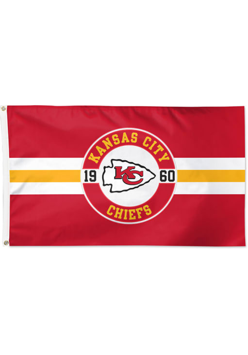 Kansas City Chiefs Red 3x5 Applique Applique Flag - 57116910