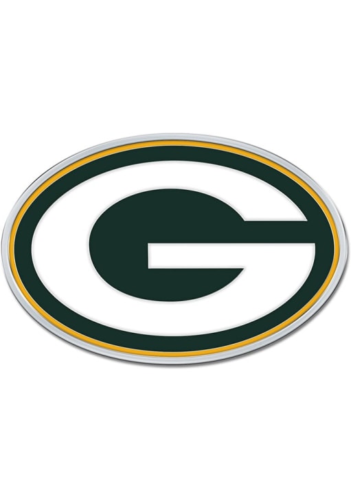 Green Bay Packers GREEN Color Chrome Car Emblem - 57120584
