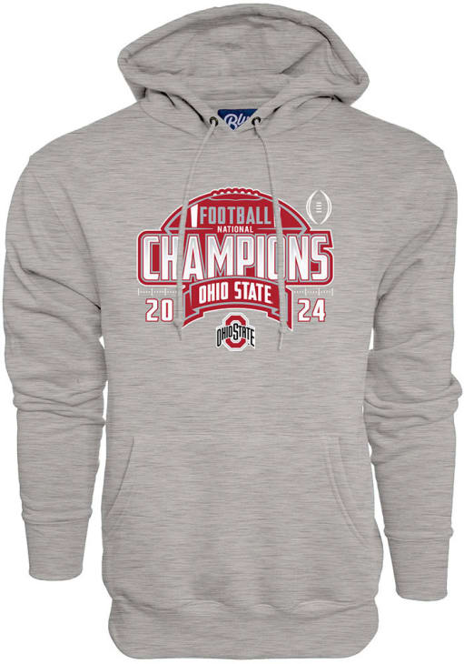 Blue 84 Ohio State Buckeyes Mens GREY 2024 Football National