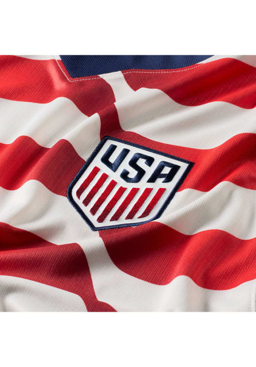 USMNT Mens Nike Replica Soccer White Home Jersey Jersey - 571846595