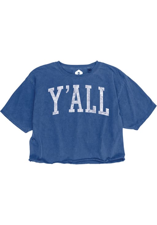 Blue 84 T-Shirt Donna Tri-Blend Vintage Arch Over Secondary Ohio State