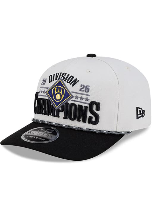 New Era Milwaukee Brewers White 2026 Division Champs 9SEVENTY New Era Milwaukee Brewers White 2026 Division Champs 9SEVENTY