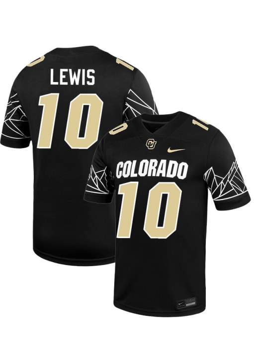 Julian Lewis Colorado Buffaloes BLACK Football NIL Game Jersey