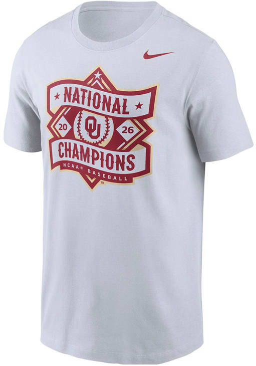 Nike Oklahoma Sooners White 2026 College World Series Champions