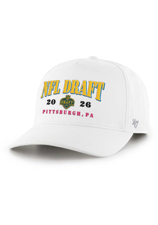 47 Pittsburgh Steelers White 2026 NFL Draft Hitch Relaxed Fit
