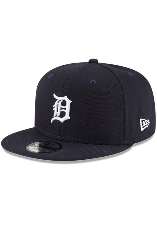 Detroit Tigers New Era NAVY Basic 9FIFTY Snapback Hat - 590001123