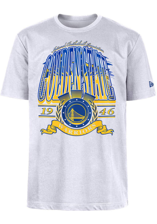 New Era Golden State Warriors WHITE Sport Classics Short Sleeve T