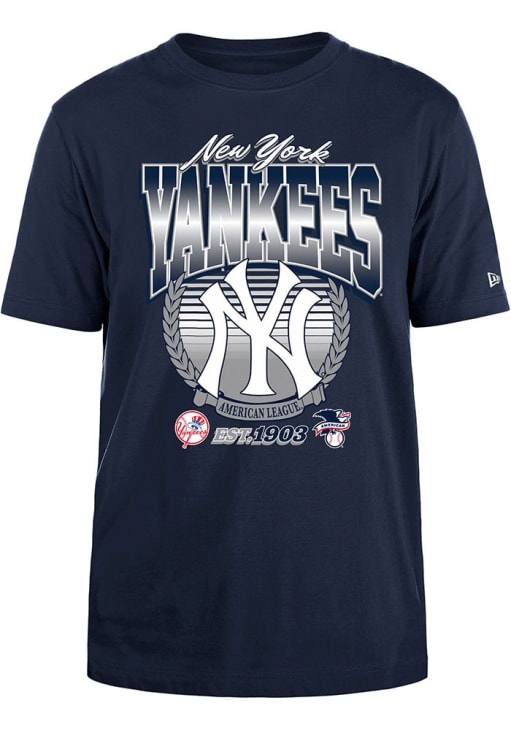 New Era New York Yankees NAVY Summer Classics Short Sleeve T Shirt