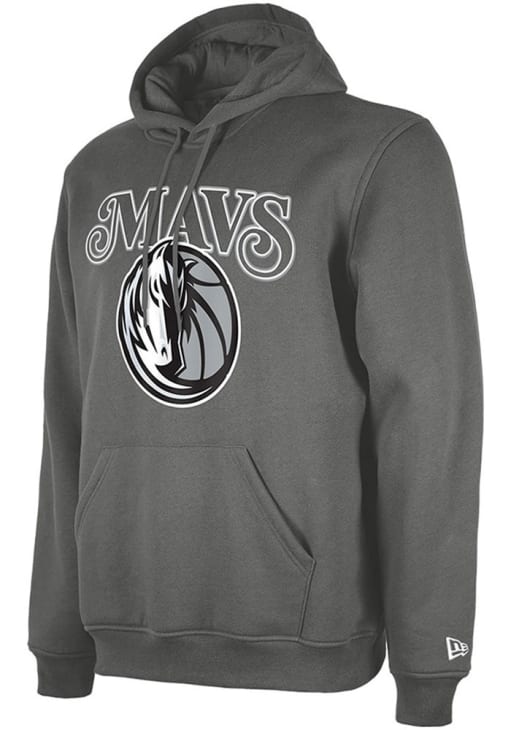 New Era Dallas Mavericks Mens GREY City Edition Hoodie - 590003079