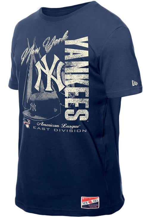 New Era New York Yankees NAVY Throwback Short Sleeve T Shirt