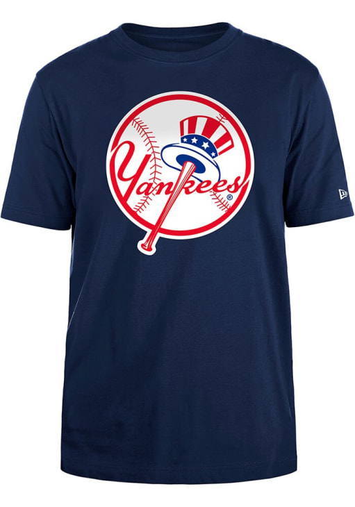 New Era New York Yankees NAVY Primary Short Sleeve T Shirt - 590004462