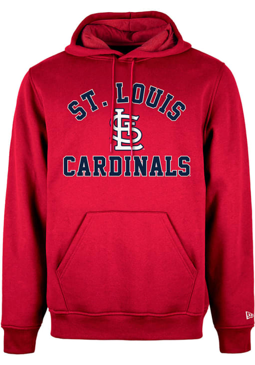 New Era St Louis Cardinals Mens Red Heart And Soul Hoodie - 590004489
