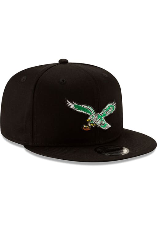 Philadelphia Eagles New Era BLACK Basic 9FIFTY Snapback Hat - 59000581