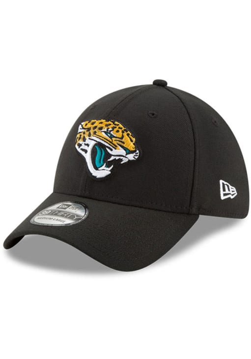 Jacksonville Jaguars Mens Team Classic 39THIRTY BLACK New Era Flex