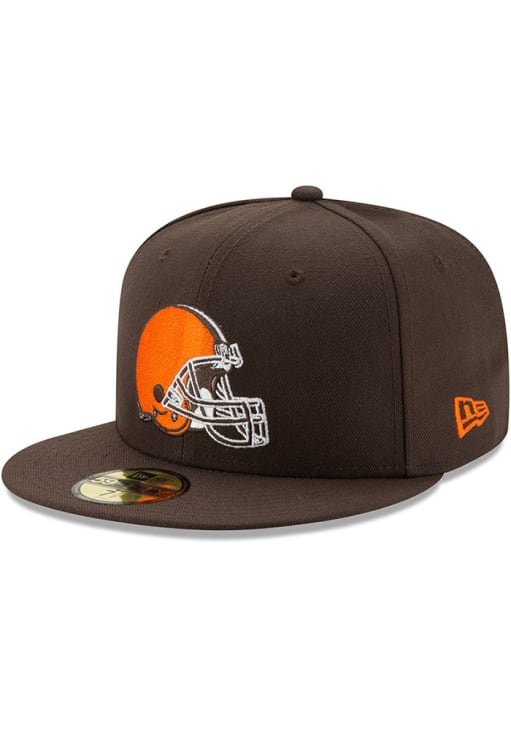Cleveland Browns Mens Basic 59FIFTY BROWN New Era Fitted Hat