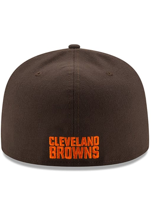Cleveland Browns Mens Basic 59FIFTY BROWN New Era Fitted Hat