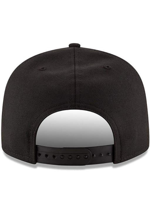 Detroit Lions New Era BLACK Basic 9FIFTY Designed Snapback Hat