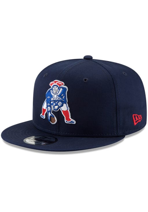 New Era 9FIFTY New England Patriots Chainstitch Snapback Hat in Cream | 60727276