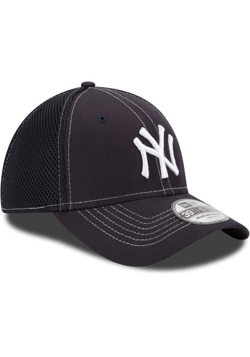New York Yankees Mens Team Neo 39THIRTY NAVY New Era Flex Hat