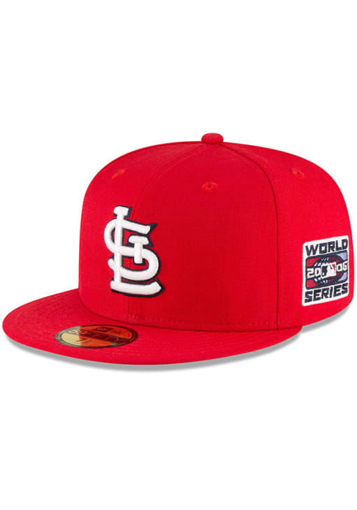 St Louis Cardinals Mens 2006 World Series Side Patch 59FIFTY Red