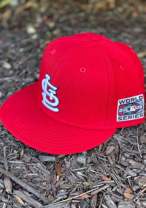 St Louis Cardinals Mens 2006 World Series Side Patch 59FIFTY Red