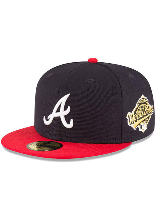 Atlanta Braves Mens 1995 World Series Side Patch 59FIFTY NAVY New