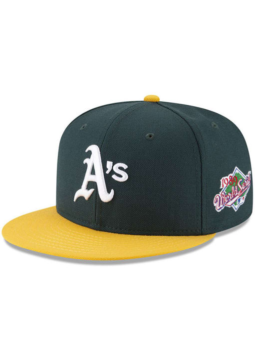 Oakland Athletics Mens 1989 World Series Side Patch 59FIFTY GREEN