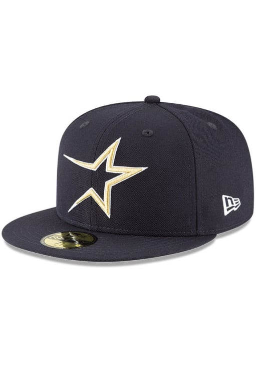 Houston Astros Mens Cooperstown 59FIFTY NAVY New Era Fitted 