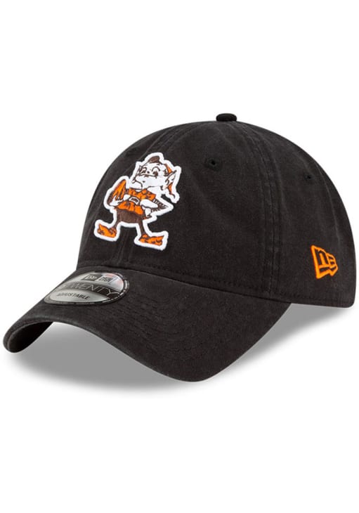 Brownie Cleveland Browns BLACK Core Classic 9TWENTY Adjustable Hat