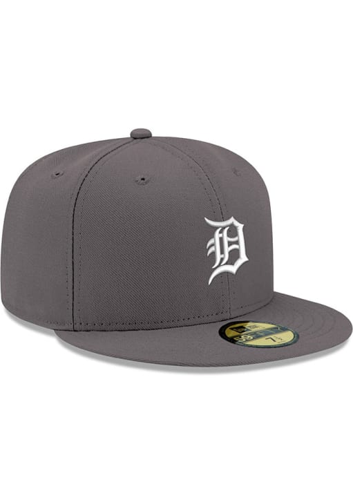 Detroit Tigers Mens 59FIFTY GRAPHITE New Era Fitted Hat - 59005847