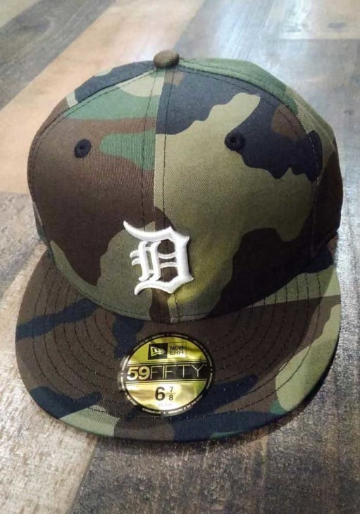 Detroit Tigers Mens 59FIFTY CAMO New Era Fitted Hat - 59005849