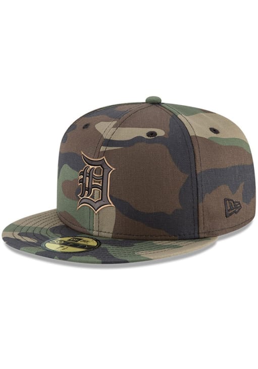 Detroit Tigers Mens Tonal 59FIFTY CAMO New Era Fitted Hat - 59005850