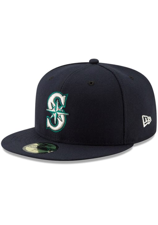 Seattle Mariners Mens Game 2017 AC 59FIFTY NAVY New Era Fitted Hat
