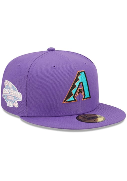 Arizona Diamondbacks Mens POP SWEAT 5950 PURPLE New Era Fitted Hat
