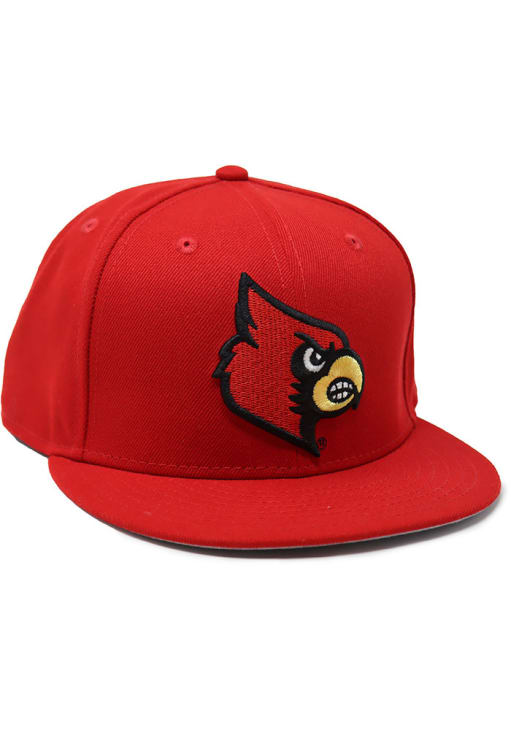 Louisville Cardinals Mens Basic 59FIFTY Red New Era Fitted Hat Louisville Cardinals Mens Basic 59FIFTY Red New Era Fitted Hat