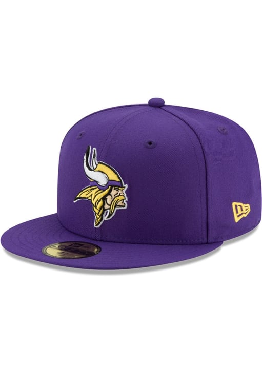 Minnesota Vikings Mens Basic 59FIFTY PURPLE New Era Fitted Hat