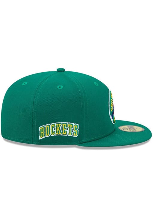 Houston Rockets Mens NBA Classic 59FIFTY GREEN New Era Fitted Hat