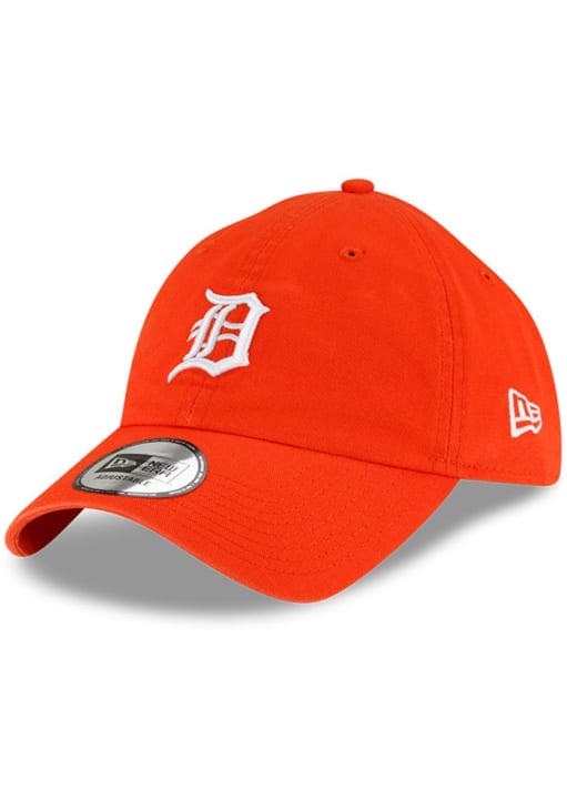 New Era Detroit Tigers ORANGE Casual Classic Adjustable Hat - 59016924