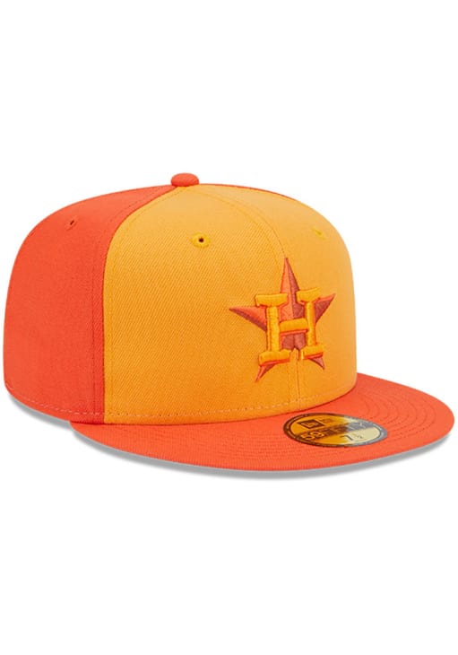 Houston Astros Mens Tri Tone Team 59FIFTY ORANGE New Era  display picture 2