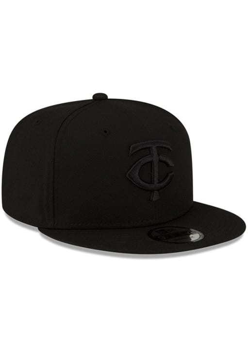 Minnesota Twins New Era BLACK Tonal TC Basic 9FIFTY Snapback Hat